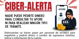 Alertan sobre fraude en el que suplantan a personal de AFORE para solicitar depósitos
