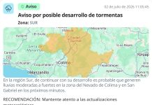 UEPC Jalisco alerta por potencial de lluvias fuertes y tormentas este jueves; activan avisos para regiones Sur y Sureste