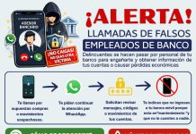 Policía Cibernética alerta sobre fraude telefónico en el que delincuentes se hacen pasar por asesores bancarios