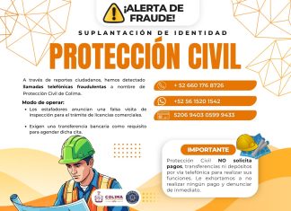 Alertan por fraude telefónico; delincuentes se hacen pasar por Protección Civil de Colima para exigir depósitos