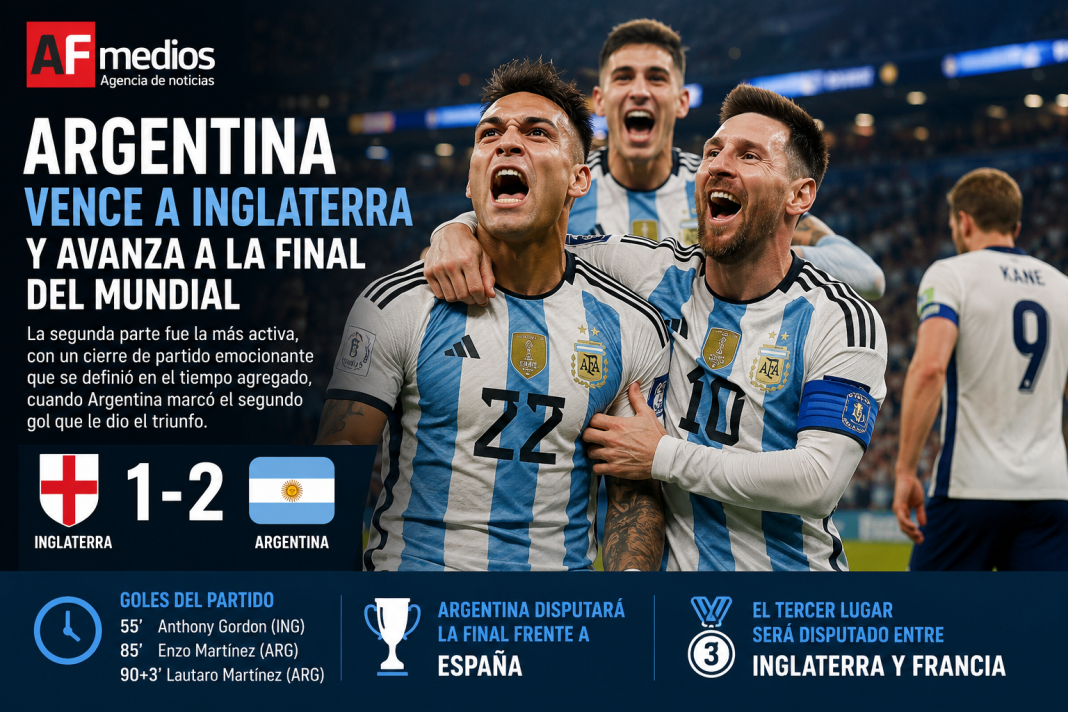 argentina gana a iglaterra