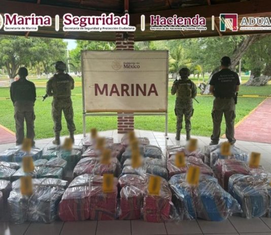 Aseguran más de una tonelada de presunta cocaína en el puerto de Lázaro Cárdenas