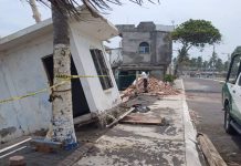 Confirma PC Tecomán colapso de inmuebles en Tecuanillo por fuerte oleaje