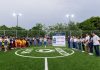 Indira Vizcaíno entregó cancha de futbol 5 en la colonia Tabachines; forma parte del Mundial Social que impulsó la presidenta Claudia Sheinbaum