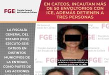 En cateos, incautan más de 50 envoltorios con ICE, además detienen a tres personas