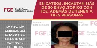 En cateos, incautan más de 50 envoltorios con ICE, además detienen a tres personas