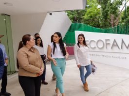 Indira Vizcaíno supervisó la construcción del Centro de Convivencia Familiar en el Parque Regional; se invierten casi 30 MdP