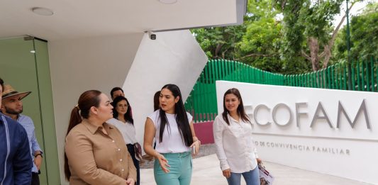 Indira Vizcaíno supervisó la construcción del Centro de Convivencia Familiar en el Parque Regional; se invierten casi 30 MdP
