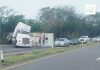 Alerta UEPC Colima sobre accidente en autopista Colima-Guadalajara; vialidad parcialmente obstruida en Cuauhtémoc
