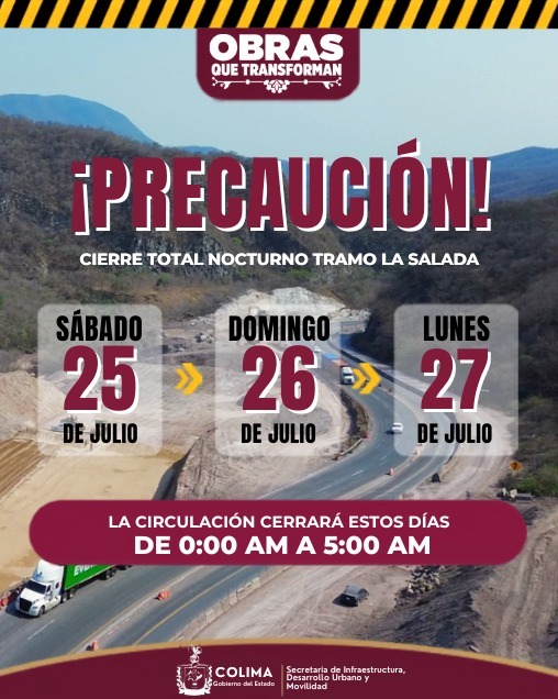 cierre la salada fin de semana 25 julio
