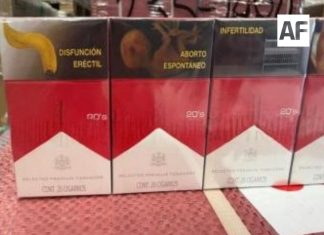 Detectan cargamento de 84 mil cigarrillos presuntamente apócrifos en el AIFA