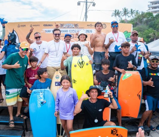 Clásico de Manzanillo reúne más de 2 mil 500 asistentes en el arranque del Circuito de Surf y Bodyboard Colima 2026
