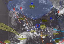 Pronostican lluvias en Colima este domingo; vigilan al huracán Genevieve
