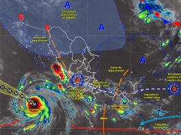 CNPC llama a extremar precauciones por lluvias intensas; Colima, entre los estados con pronóstico de precipitaciones muy fuertes