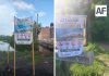 Instala Protección Civil de Armería señalética preventiva por presencia de cocodrilos en la Laguna de Cuyutlán