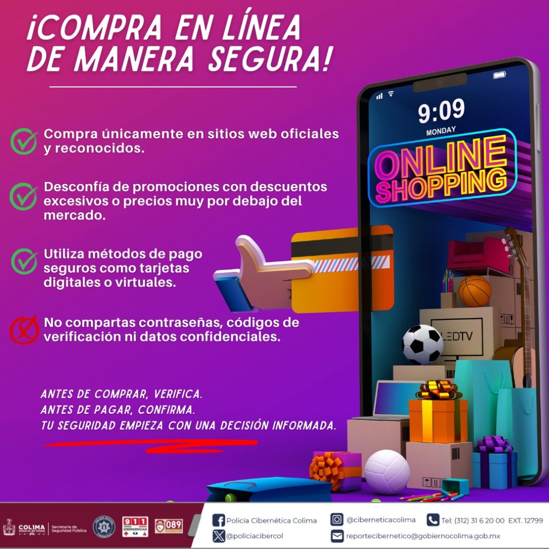 compras seguras en linea policia cibernetica