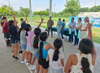 Conagua impulsa la cultura del agua en Coquimatlán con divertidas jornadas de aprendizaje para la niñez