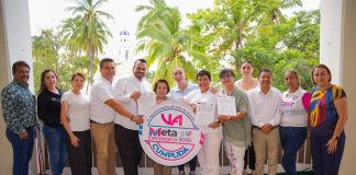 Firma Tey convenios para beneficiar a niñas y niños de Villa de Álvarez