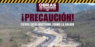 Seidum Colima anticipa cierre total nocturno en ‘La Salada’ este sábado, domingo y lunes