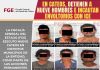 En cateos, detienen a nueve hombres e incautan envoltorios con ICE