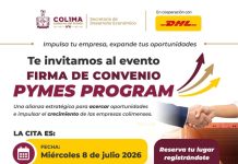 Sedeco y DHL Express lanzan programa para fortalecer a pequeñas y medianas empresas colimenses