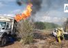 Incendio consume una pipa y una camioneta en Atotonilco El Alto; investigan posible manejo de combustible ilegal