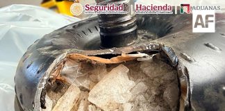 ANAM asegura tres kilos de metanfetamina ocultos en estructura metálica en el Aeropuerto de Toluca