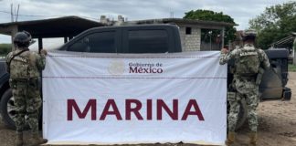 Marina asegura armas, droga y rescata a una persona privada de la libertad en Sinaloa