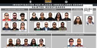 Fiscalía del Edomex procesa a 26 personas por presunta red de “aviadores” y plazas fantasma; investiga a 33 implicados