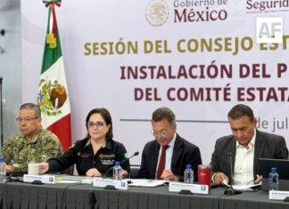 Marina participa en instalación del Puesto de Comando por temporada de lluvias y ciclones en Jalisco