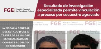 Resultado de investigación especializada permite vinculación a proceso por secuestro agravado
