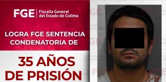 Logra Fiscalía General del Estado sentencia condenatoria de 35 años de prisión por homicidio calificado y tentativa de homicidio calificado