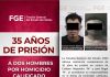 35 años de prisión a dos hombres por homicidio calificado; los hechos ocurrieron el 20 de septiembre de 2025, en Manzanillo