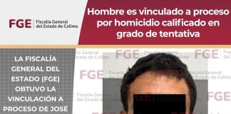 Hombre es vinculado a proceso por homicidio calificado en grado de tentativa