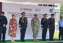 Coronel Jaime Alvarado Reséndiz asume el mando de la 40/a Coordinación de Unidad de la Guardia Nacional en Colima