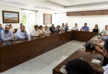 Acuerdan Gobierno del Estado, SICT, Guardia Nacional, Pinfra y sector empresarial acciones para agilizar el tráfico en la autopista Colima-Manzanillo