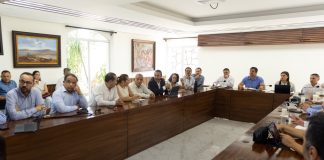 Acuerdan Gobierno del Estado, SICT, Guardia Nacional, Pinfra y sector empresarial acciones para agilizar el tráfico en la autopista Colima-Manzanillo