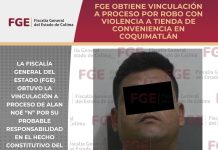 FGE obtiene vinculación a proceso por robo con violencia a tienda de conveniencia en Coquimatlán