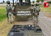 Aseguran armas, cartuchos y equipo táctico en Lagos de Moreno