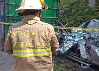 Fatal volcadura dejó saldo de una persona muerta en el municipio de Tuxpan