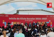 Lemus dio el banderazo del ciclo escolar 2026- 2027 en Jalisco
