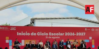 Lemus dio el banderazo del ciclo escolar 2026- 2027 en Jalisco