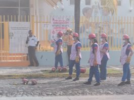Realiza UdeC simulacro de incendio en la Estancia Infantil