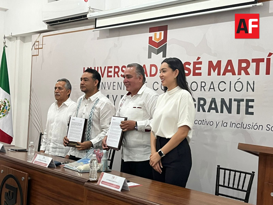 Universidad José Martí y Fuerza Migrante acuerdan impulsar educación6