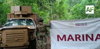 Marina localiza vehículo con blindaje artesanal y explosivos improvisados en Sinaloa