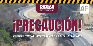 Seidum Colima alerta sobre cierre total nocturno en ‘La Salada’ este domingo, lunes y martes