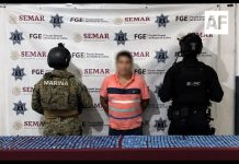 SSPC y Marina detienen a dos objetivos del Cartel Los Mezcales en Colima; les aseguraron más de 2 mil dosis de metanfetaminas