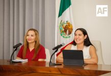 Indira Vizcaíno e integrantes de Fundación Teletón revisan detalles finales para la inauguración del CRIT Colima