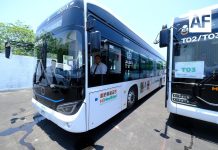 Puerto Vallarta estrenó 29 nuevos camiones de transporte público este sábado