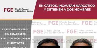 En cateos, incautan narcótico y detienen a dos hombres